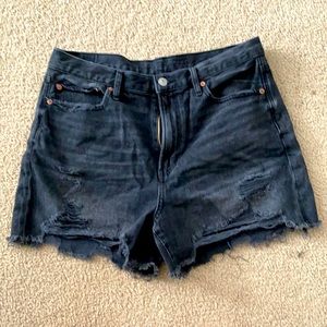 Black Denim Shorts - American Eagle Sz. 12